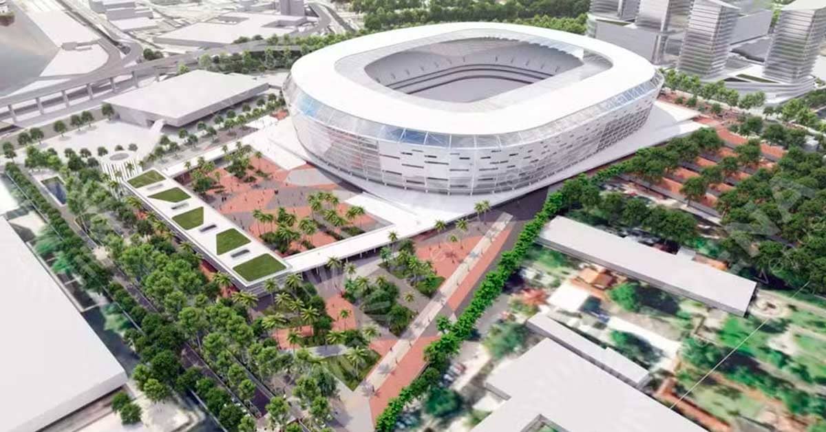 Estádio do Flamengo pronto em 2029 com terreno do Gasômetro